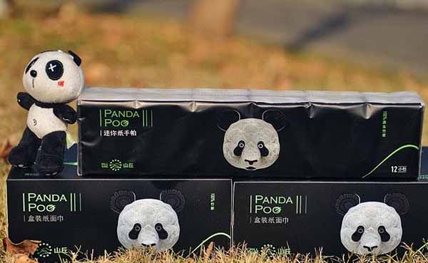 Giấy ăn Trung Quốc Panda Poo
