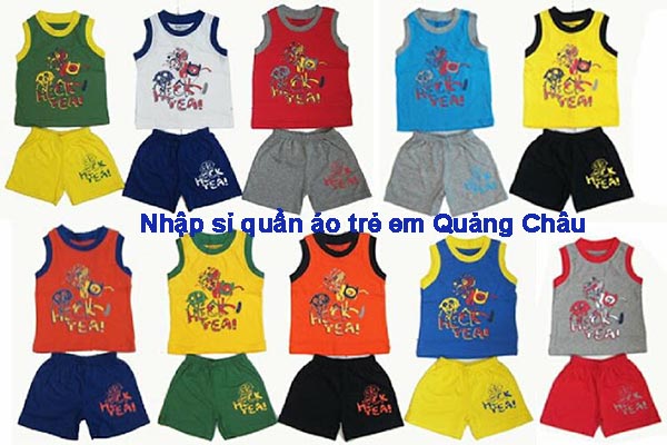 Nhập sỉ quần áo trẻ em Quảng Châu